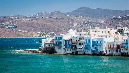 parties boats - An image of the beautiful island Mykonos Greece Stock Photo - Budget Royalty-Free & Subscription, Code: 400-06142914