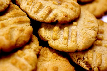 peanut cookie - Closeup of Peanut Butter Cookies Stock Photo - Budget Royalty-Free & Subscription, Code: 400-06143736