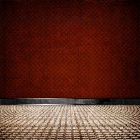 simsearch:400-04622199,k - red retro vintage grunge empty room Photographie de stock - Aubaine LD & Abonnement, Code: 400-06174688