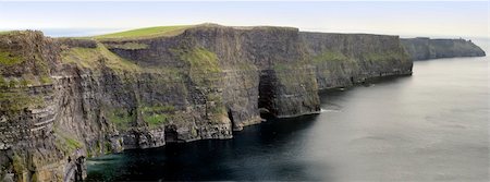 simsearch:400-07321918,k - The Cliffs of Moher, also called Cliffs of Mohair, are one  outstanding coastal features of Ireland and one of its most beautiful landmarks. Stock Photo - Budget Royalty-Free & Subscription, Code: 400-06175453