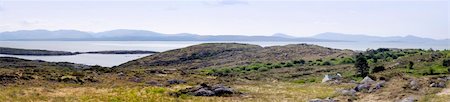 photography rocky islands mist - Morning landscape near Coomatloukane, Ireland. Atlantic coastline at County Kerry Stock Photo - Budget Royalty-Free & Subscription, Code: 400-06175716