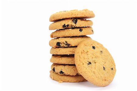 simsearch:400-04411889,k - Cookies  isolated on white background. Photographie de stock - Aubaine LD & Abonnement, Code: 400-06176433