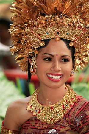 The Indonesian happy bride. Bali. Indonesia Stock Photo - Budget Royalty-Free & Subscription, Code: 400-06176996