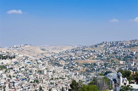 simsearch:400-06176426,k - View to the East Jerusalem from the Walls of the Old City Stockbilder - Microstock & Abonnement, Bildnummer: 400-06177117
