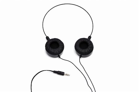 simsearch:400-04838289,k - headphones  on a white background Stock Photo - Budget Royalty-Free & Subscription, Code: 400-06177283