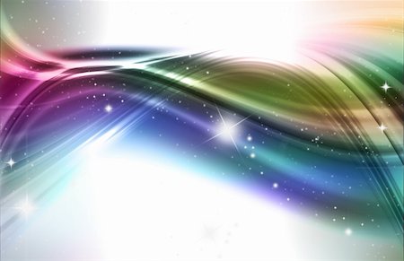 Abstract design background in rainbow colours and stars Stock Photo - Budget Royalty-Free & Subscription, Code: 400-06177320