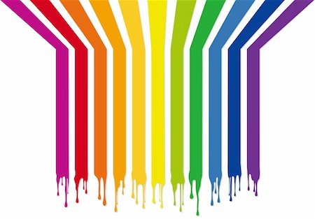 paint dripping graphic - colorful stripes with drops, vector backgrounds Stock Photo - Budget Royalty-Free & Subscription, Code: 400-06178519