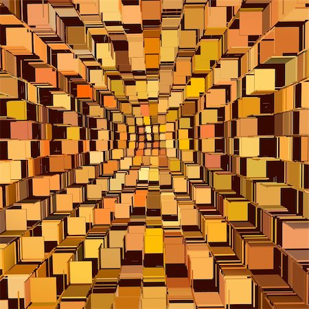 painter palette photography - abstract cube pattern mixed orange yellow backdrop Stock Photo - Budget Royalty-Free & Subscription, Code: 400-06179853