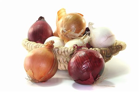 lots of colorful vegetables onions in a basket Stock Photo - Budget Royalty-Free & Subscription, Code: 400-06179901