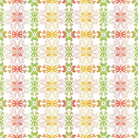 simsearch:400-06199533,k - Beautiful seamless floral pattern Photographie de stock - Aubaine LD & Abonnement, Code: 400-06170973