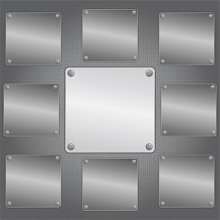 simsearch:400-05749892,k - Vector metal background Stock Photo - Budget Royalty-Free & Subscription, Code: 400-06171219