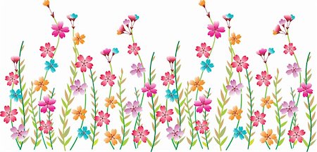 Flower fancy border Stock Photo - Budget Royalty-Free & Subscription, Code: 400-06172928