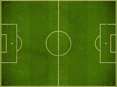 football pitch background - retro football card - Vintage football field, Soccer field - vector illustration Stock Photo - Budget Royalty-Free & Subscription, Code: 400-06173055