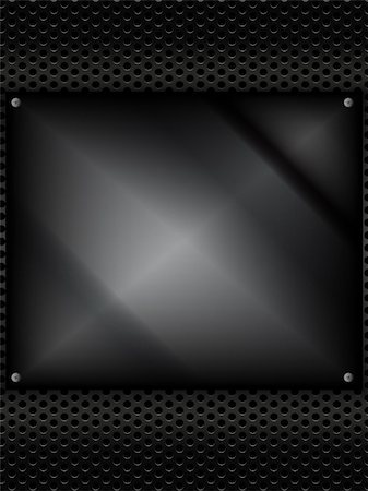 Vector - Glass Metal Silver Square Stock Photo - Budget Royalty-Free & Subscription, Code: 400-06199428