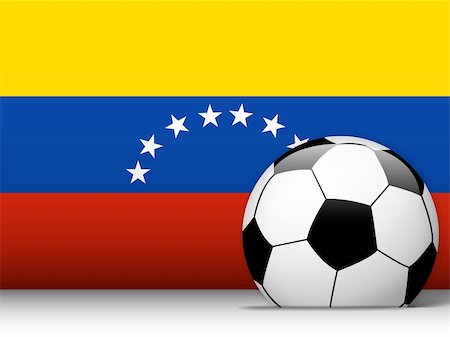 simsearch:400-07546642,k - Vector - Venezuela Soccer Ball with Flag Background Stockbilder - Microstock & Abonnement, Bildnummer: 400-06199469