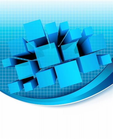 statistics design - Abstract blue background  Vector Stock Photo - Budget Royalty-Free & Subscription, Code: 400-06199505