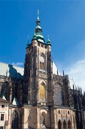 prager schloss - czech republic prague - st. vitus cathedral Photographie de stock - Aubaine LD & Abonnement, Code: 400-06204305