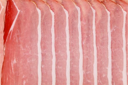 simsearch:824-02888179,k - Smoked ham cut in slices as a background Foto de stock - Super Valor sin royalties y Suscripción, Código: 400-06205325