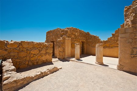 Ruins of the Fortress Masada, Israel. Fotografie stock - Microstock e Abbonamento, Codice: 400-06206237