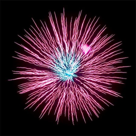 sparking light in sky - fireworks Stock Photo - Budget Royalty-Free & Subscription, Code: 400-06206453