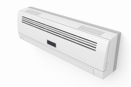 simsearch:400-05687584,k - Air conditioner on white wall Stock Photo - Budget Royalty-Free & Subscription, Code: 400-06206618