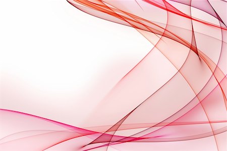serp (artist) - Smooth waves from tones of red on a white background Stockbilder - Microstock & Abonnement, Bildnummer: 400-06206985