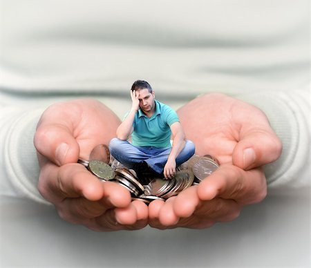 pile hands bussiness - Concept of people who do not know what to do with money Stock Photo - Budget Royalty-Free & Subscription, Code: 400-06207621