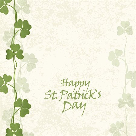 simsearch:400-07303639,k - St. Patricks Day Card Photographie de stock - Aubaine LD & Abonnement, Code: 400-06200276