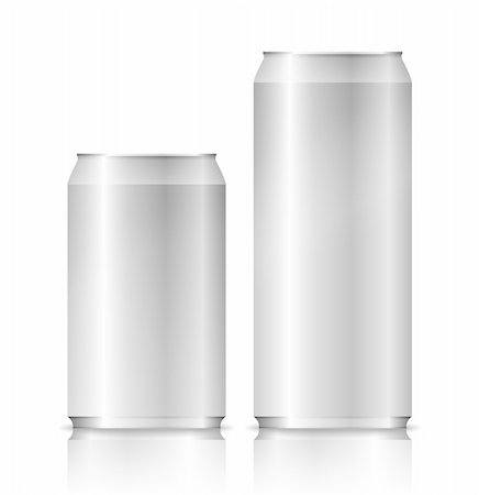 empty beer - Aluminium Cans, vector eps10 illustration Stock Photo - Budget Royalty-Free & Subscription, Code: 400-06200607