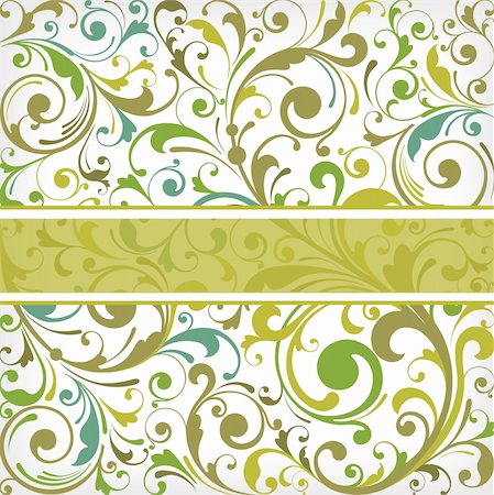 illustration drawing of floral background Photographie de stock - Aubaine LD & Abonnement, Code: 400-06200976