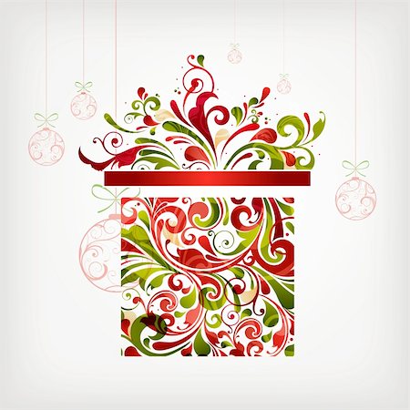 illustration drawing of Christmas background Fotografie stock - Microstock e Abbonamento, Codice: 400-06200989