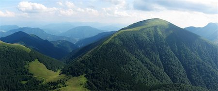 rorem (artist) - forest mountains panorama photo during summer, Photographie de stock - Aubaine LD & Abonnement, Code: 400-06201026