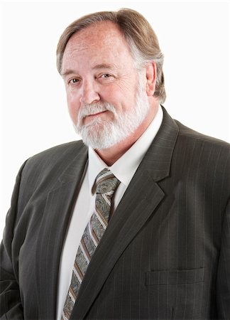 Middle aged smiling man with necktie and suit Stock Photo - Budget Royalty-Free & Subscription, Code: 400-06201297