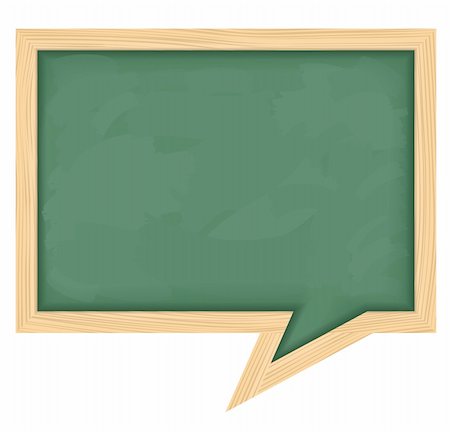 simsearch:400-06460331,k - Blackboard shaped as speech bubble, vector eps10 illustration Stock Photo - Budget Royalty-Free & Subscription, Code: 400-06325761