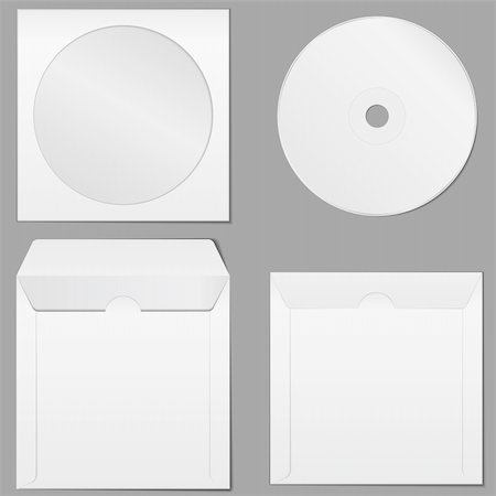 CD Case, vector eps10 illustration Stock Photo - Budget Royalty-Free & Subscription, Code: 400-06325775