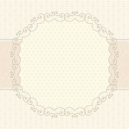 Vintage card, vector eps10 illustration Stock Photo - Budget Royalty-Free & Subscription, Code: 400-06325862