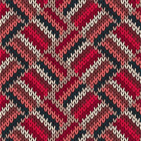 simsearch:400-04740891,k - Style Seamless Red Blue Green White Pink Color Knitted Pattern Stockbilder - Microstock & Abonnement, Bildnummer: 400-06325923