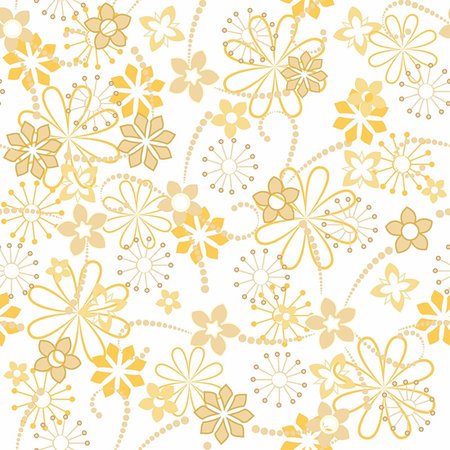 simsearch:400-05922161,k - seamless floral pattern on white background Photographie de stock - Aubaine LD & Abonnement, Code: 400-06326144