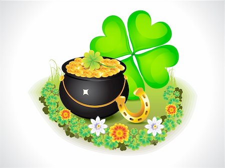 simsearch:400-05894214,k - abstract st patrick background vector illustration Stock Photo - Budget Royalty-Free & Subscription, Code: 400-06326674