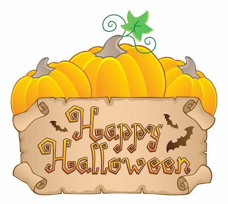 simsearch:400-04236863,k - Happy Halloween topic image 3 - vector illustration. Stock Photo - Budget Royalty-Free & Subscription, Code: 400-06327773