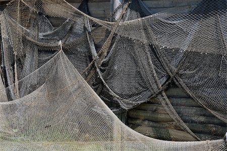 Old fishing nets. Stock Photo - Budget Royalty-Free & Subscription, Code: 400-06329002