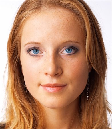 shyshka (artist) - Close-up portrait of a beautiful young blue-eyed model. Photographie de stock - Aubaine LD & Abonnement, Code: 400-06329131