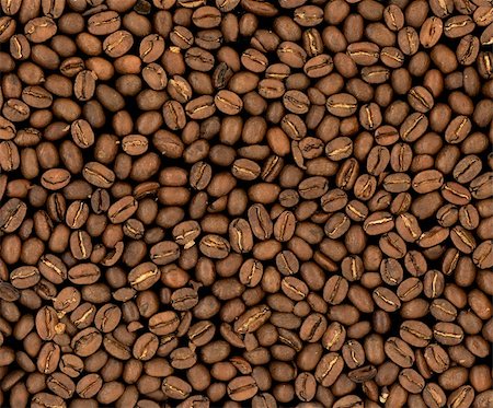 roasted coffee beans background Fotografie stock - Microstock e Abbonamento, Codice: 400-06329168