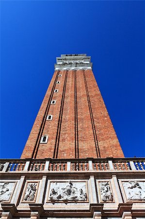 simsearch:400-06391540,k - Campanile on piazza San Marco. Italy. Europe. Stock Photo - Budget Royalty-Free & Subscription, Code: 400-06329535