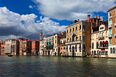 simsearch:400-07620294,k - Beautiful buildings on main canal of Venice. Italy. Europe. Stock Photo - Budget Royalty-Free & Subscription, Code: 400-06329536