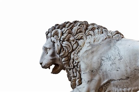 Lion near Palazzo Vecchio in Florence. Italy. Europe. Stock Photo - Budget Royalty-Free & Subscription, Code: 400-06329722