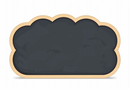 simsearch:400-08043578,k - Blackboard Cloud Icon, vector eps10 illustration Stock Photo - Budget Royalty-Free & Subscription, Code: 400-06331637