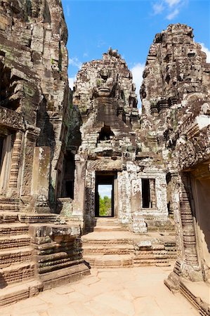 simsearch:400-06391595,k - Bayon temple in Angkor Thom, Cambodia Photographie de stock - Aubaine LD & Abonnement, Code: 400-06332322