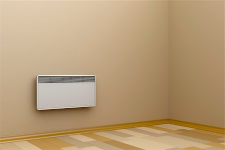 Room heated with convection heater Stockbilder - Microstock & Abonnement, Bildnummer: 400-06332398