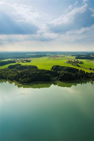 farm house in germany - An image of a panoramic aerial view Bavaria Stock Photo - Budget Royalty-Free & Subscription, Code: 400-06332486